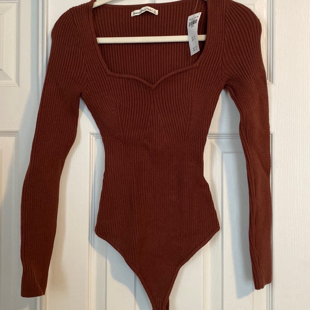 Abercrombie rust color bodysuit. NWT